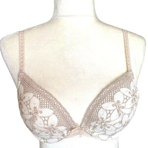 Victoria’s Secret Dream Angels Sequin Laced Push Up Bra Intimates Women’s